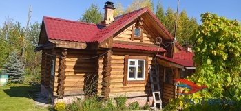 Бревенчатый дом в СНТ Ветеран в Дмитрове - dmitrov.yutvil.ru - фото 1